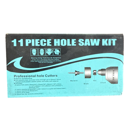 11 Pcs Hole Saw Kit