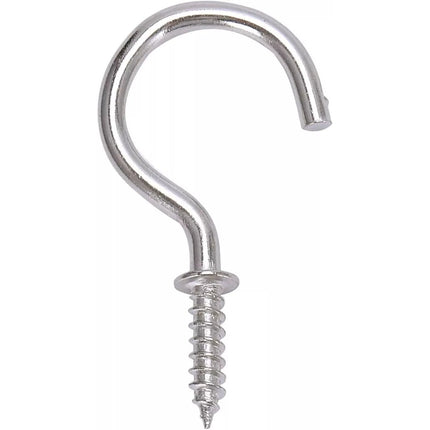 140Gram Cup Hooks Screw-In for Kitchen Storage Sizes 10