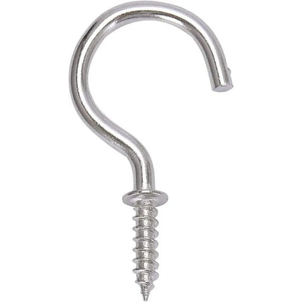140Gram Cup Hooks Screw-In for Kitchen Storage Sizes 10