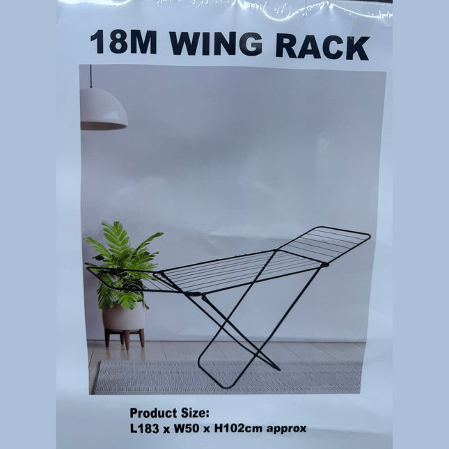 18m Wing Rack L183xw50xH120cm