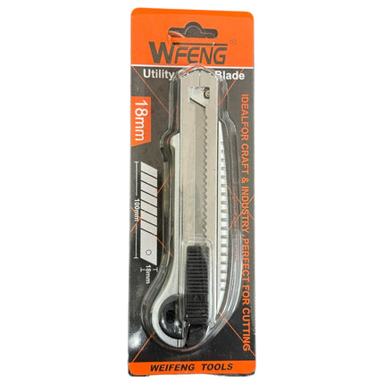 18mm Faithfull Retractable Trimming Tool with Anti-Slip Grip