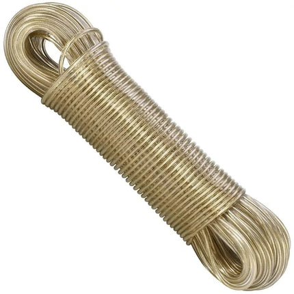 20m Washing Line Rope Strong Steel Core Laundry Clothes Lines