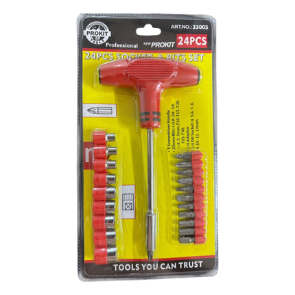 24PCS Socket & Bits Set in Screwdriver set
