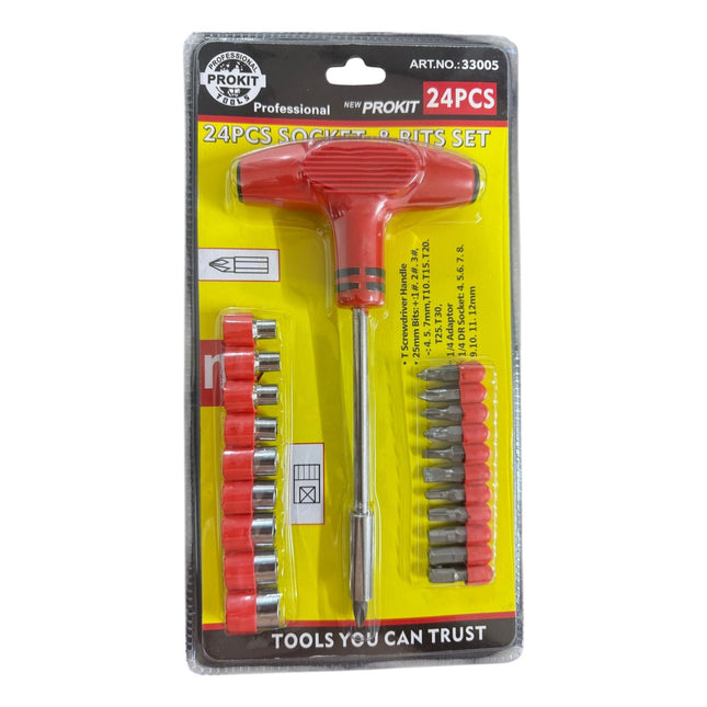 24PCS Socket & Bits Set in Screwdriver set