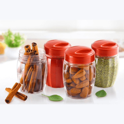 3 Set Plastic Jar 820ml