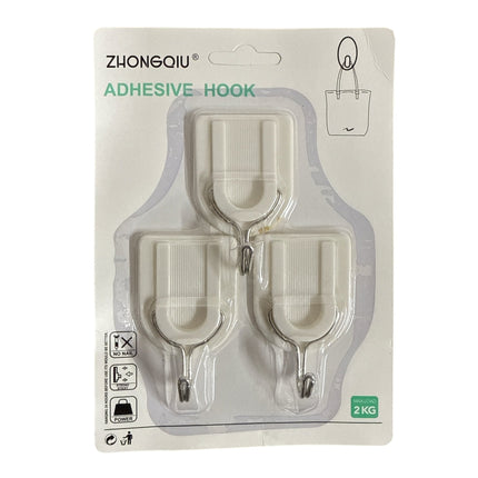 3pcs/pm Adhesive Hooks 4x6.5cm
