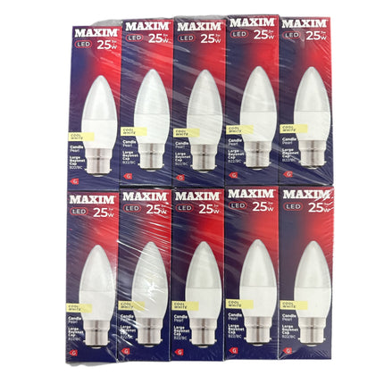 3w=25w Maxim Led Bulb Candle 1pc