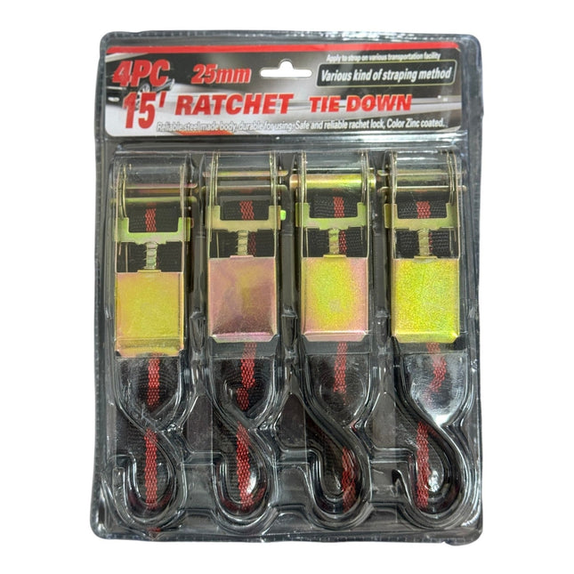 4 ratchet tie set