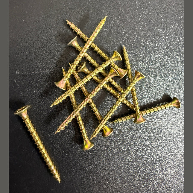 500g Drywall Screw Coarse Tread yellow Zing M4.2x55mm Box