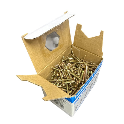 500gr Chipborad Screw Hardened Yellow Zinc 4x40mm