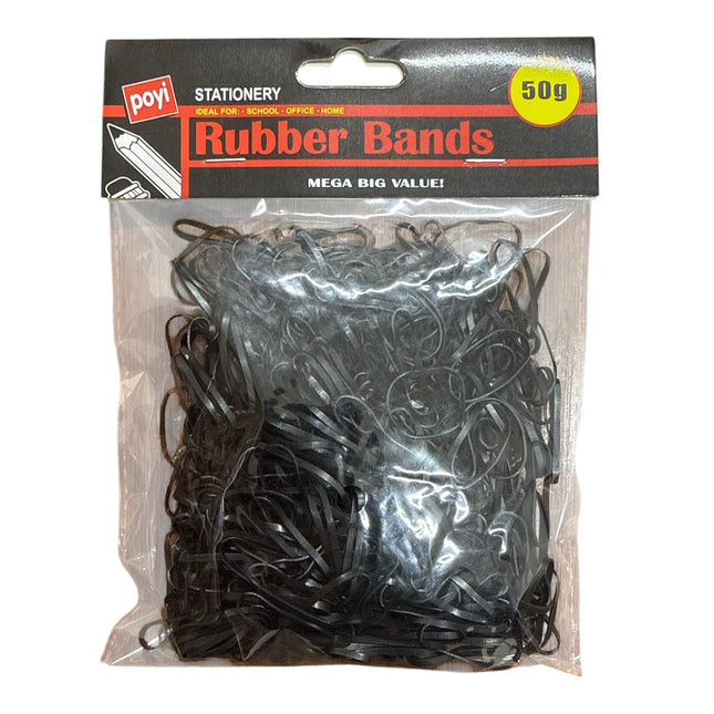 50g Mini Black Hair Elastics Rubber Bands Braids Braiding Plaits Small Bands