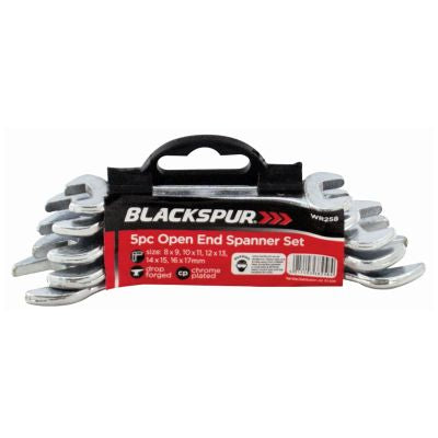 5PC OE SPANNER SET MM CARD 8-17mm