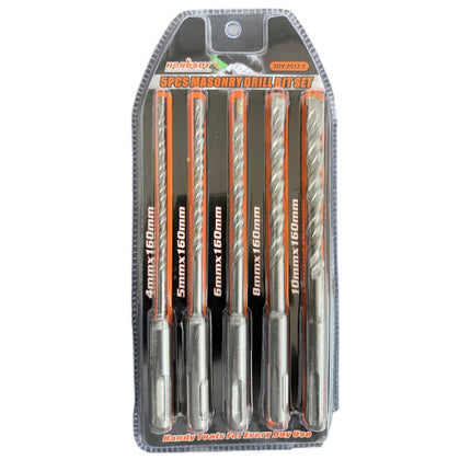 5PCS Masonry Drill Bit Set