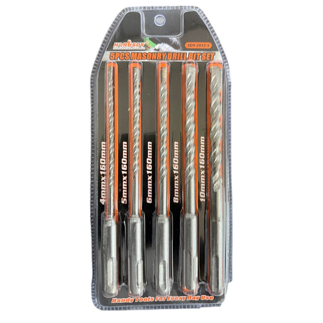 5PCS Masonry Drill Bit Set