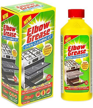 Elbow Grease Oven Cleaner Kit 500ml + Degreaser 1L – BBQ & Oven Cleaning Set