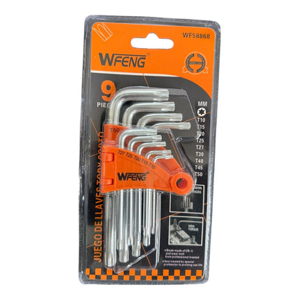 9 pc Torx Key Set