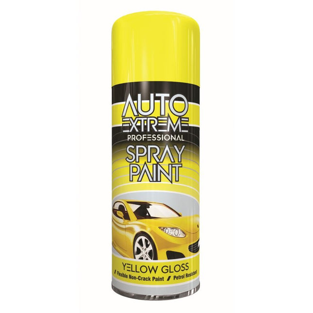 AX PRO SPRAY PAINT GLOSS YELLOW 400ML