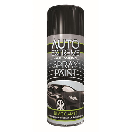 AX PRO SPRAY PAINT MATT BLACK 400ML