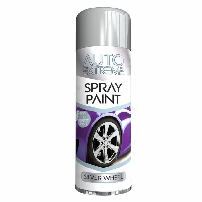 AX SPRAY PAINT GLOSS SILVER WHEEL 250ML