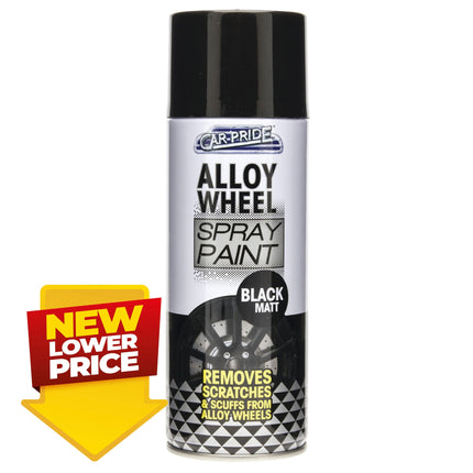 Alloy Wheel Spray Black Matt 400ml