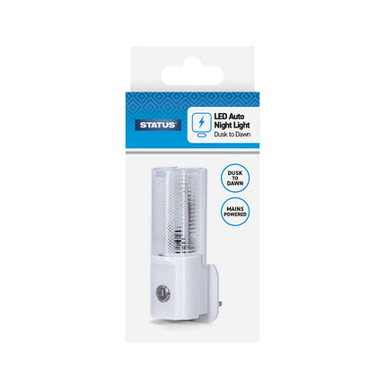 Auto Safety Night Light LED White 1 pk in a Box