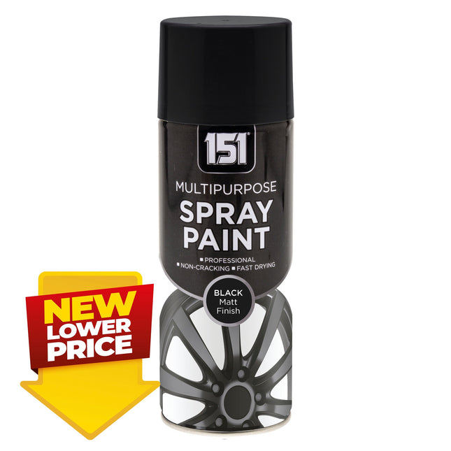 Black Matt Spray Paint 400ml