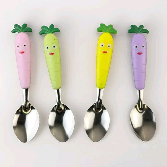 Children's 4 PCS Stainless Steel Spoons Set