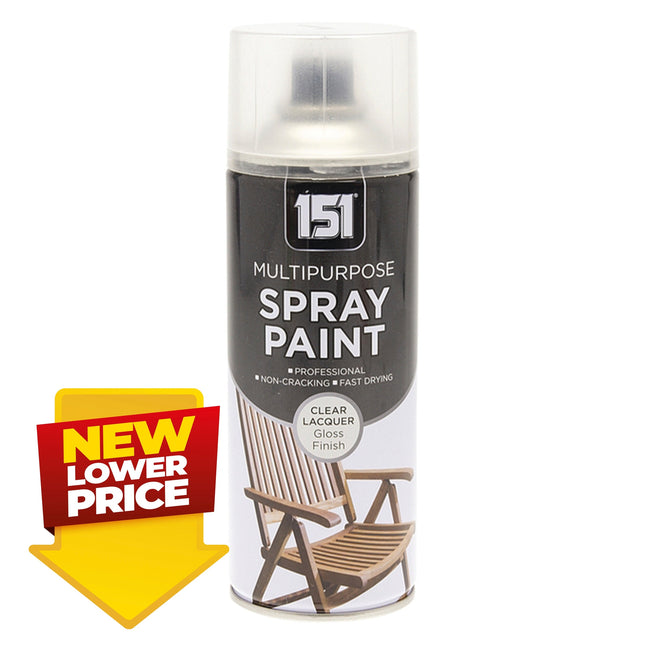 Clear Lacquer Spray Paint 400ml
