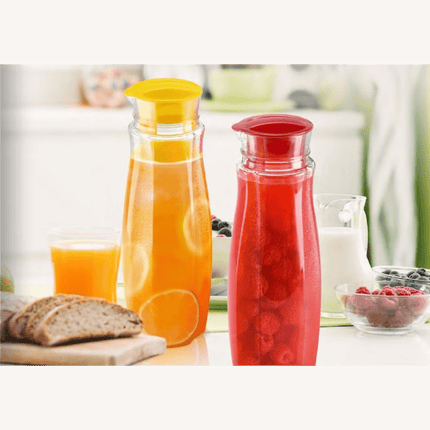 Clear Plastic Round Plastic Juice Bottles With Lid