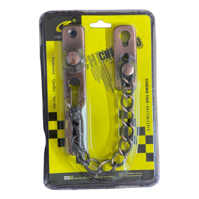Copper-color Door Chain Lock