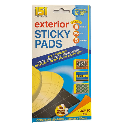 EXTERIOR STICKY PADS