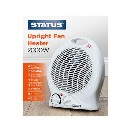 Upright Fan Heater 2Kw 2 Heat sets 6pcs