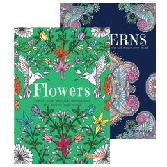 Flowers & Patterns Advanced Colouring Book