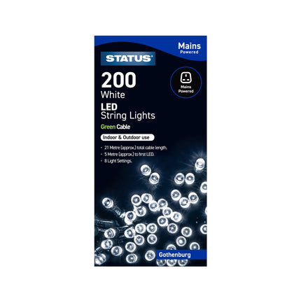 Gothenburg 200 LED White