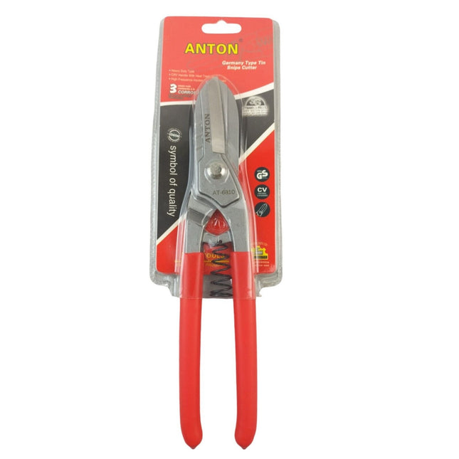 Heavy Duty Straight Cut Tin Snips Sheet Metal Aviation Shears Scissors 8"