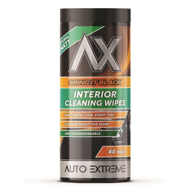 INTERIOR MATT CLEANING WIPES 40PK