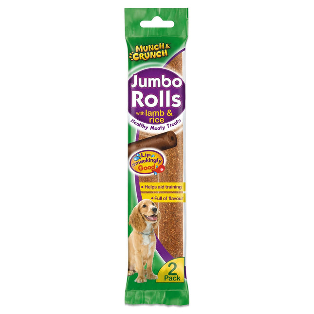 Jumbo Rolls With Lamb&Rice 2pk