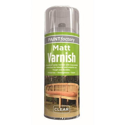 MATT VARNISH SPRAY CLEAR 400ML