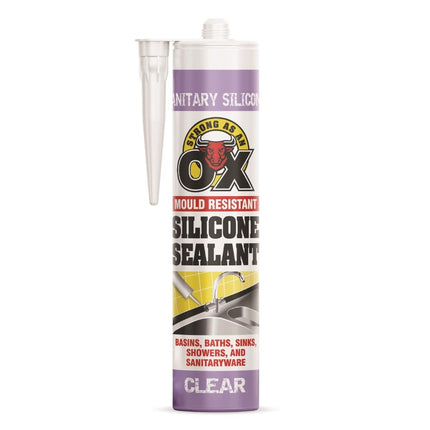 MOULD RESISTANT SILICONE SEALANT CLEAR 300ML