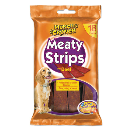 Meaty Strips With Beef - 18 Strips