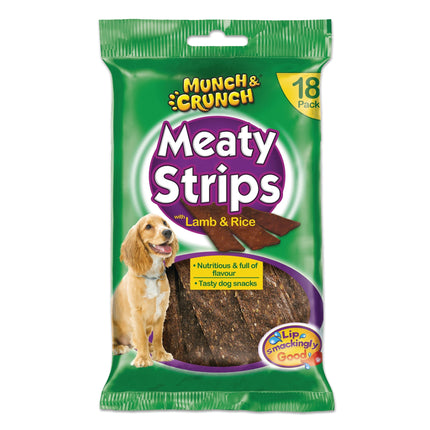 Meaty Strips With Lamb & Rice - 18 Strips