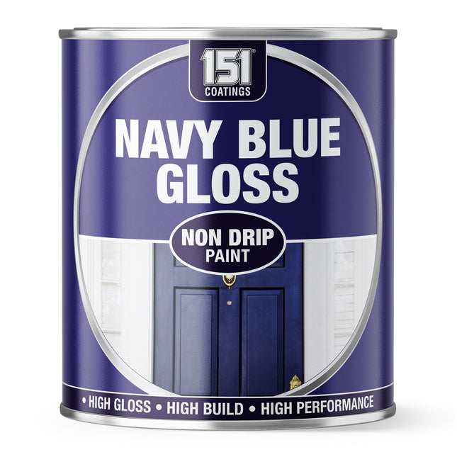 Navy Blue Gloss Non-Drip Paint 300ml