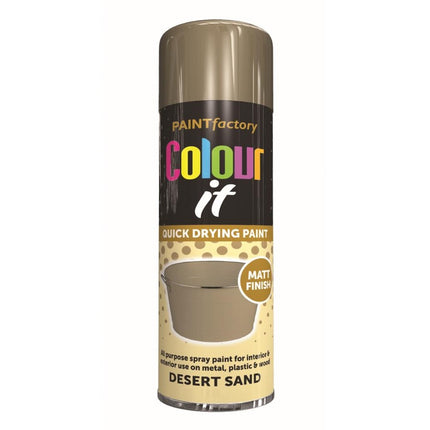 PF COLOUR IT SPRAY MATT DESERT SAND 250ML