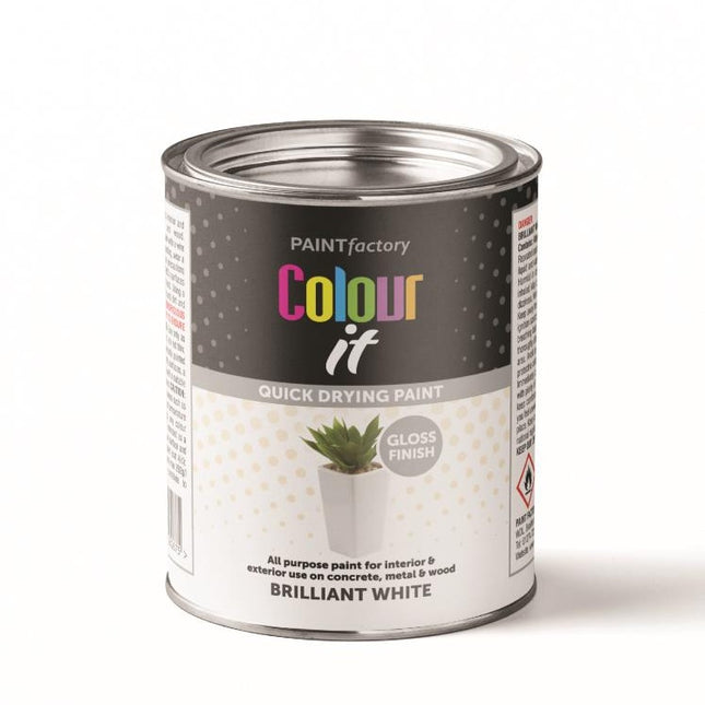 PF COLOUR IT TIN GLOSS WHITE 300ML