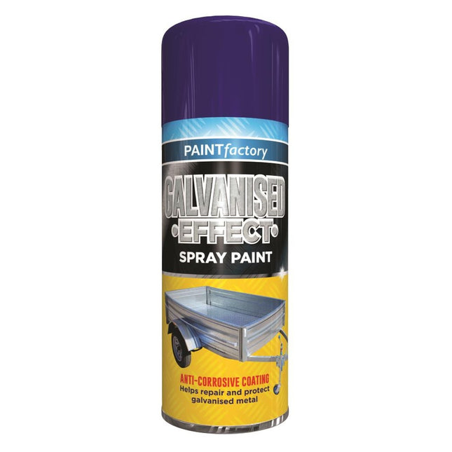 PF GALVANISED EFFECT SPRAY PAINT 400ML