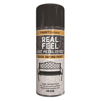 PF REAL FEEL CAST METAL SPRAY PAINT IRON 400ML