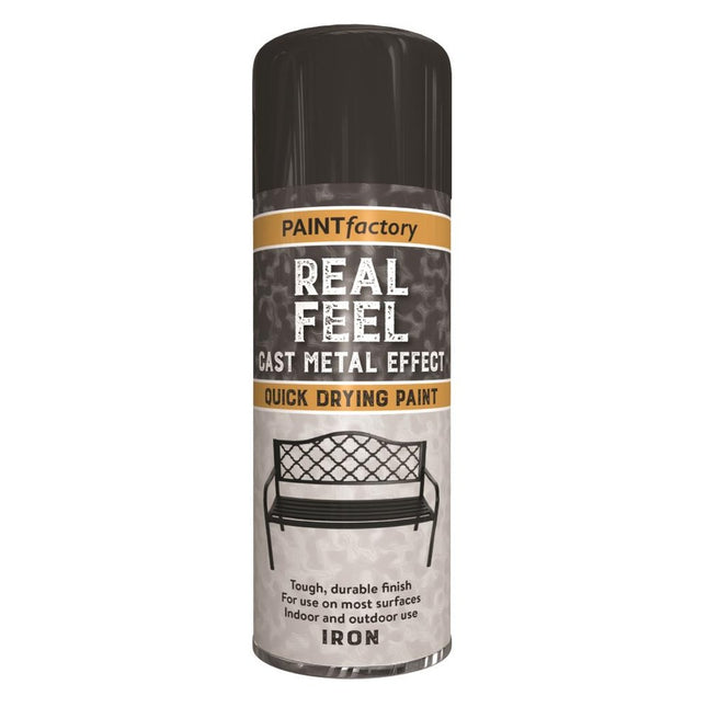 PF REAL FEEL CAST METAL SPRAY PAINT IRON 400ML