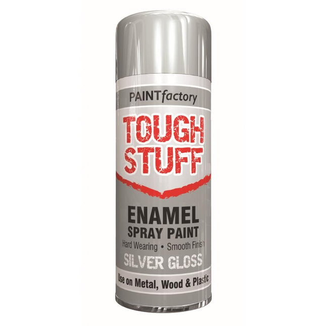PF TOUGH STUFF ENAMEL SILVER GLOSS 400ML