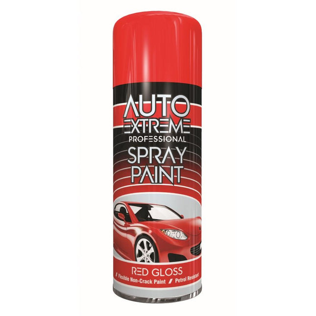 PRO SPRAY PAINT GLOSS RED 400ML