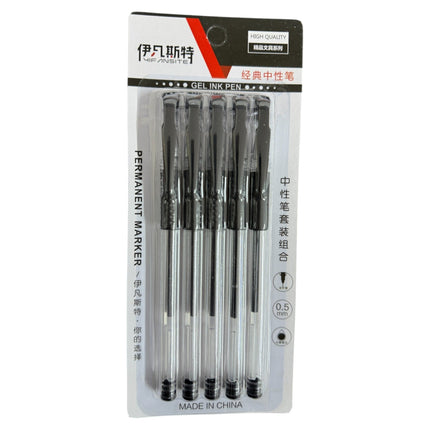 Pack of 5 Permanent marker with 0.5mm Nib